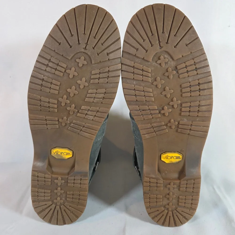 Sebago x Vane The‎ Ridgeway Mens 11 Grey Leather Multistrap Moc Toe Boots Vibram
